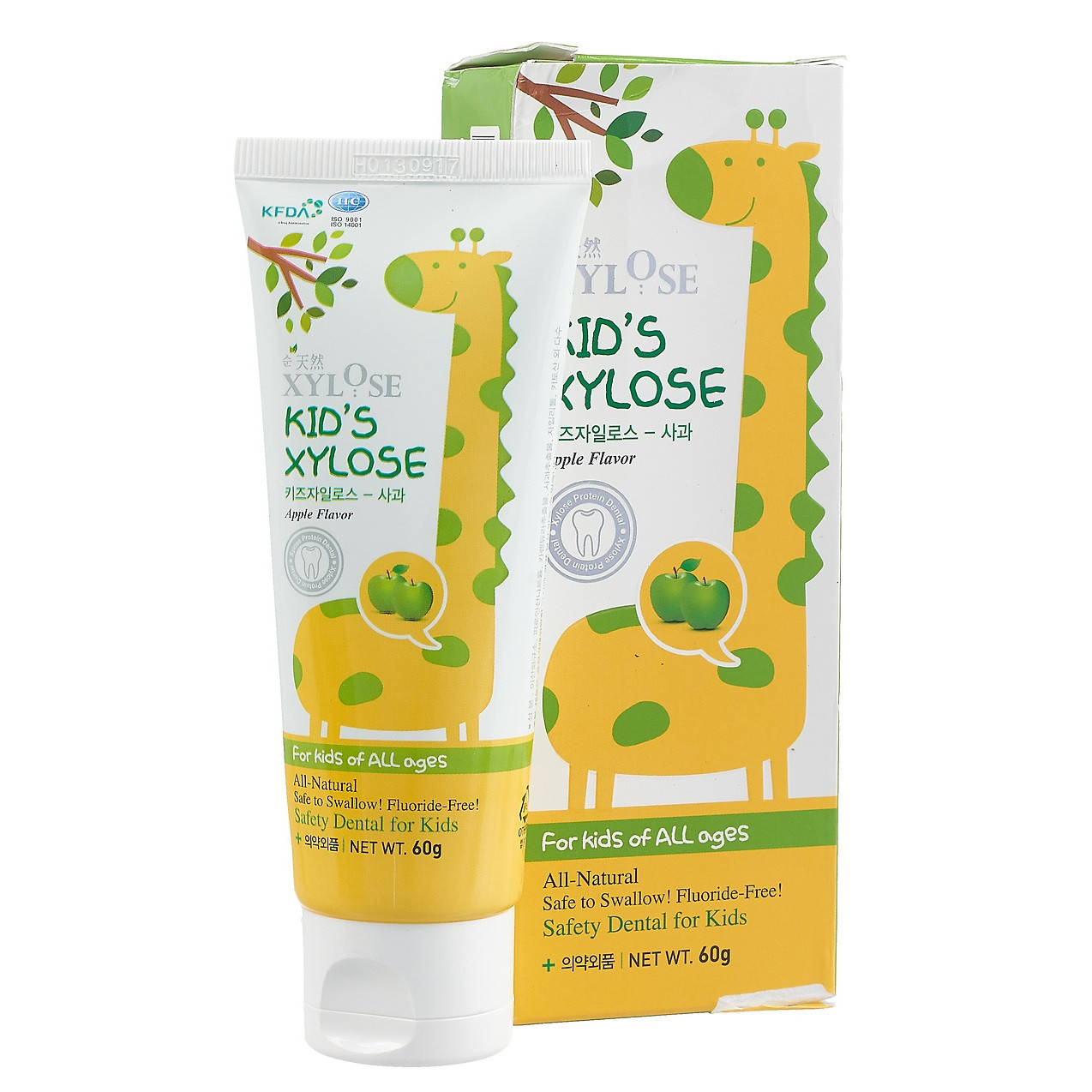 

Детская зубная паста с экстрактом яблока HANIL Xylose Apple for kids 60g