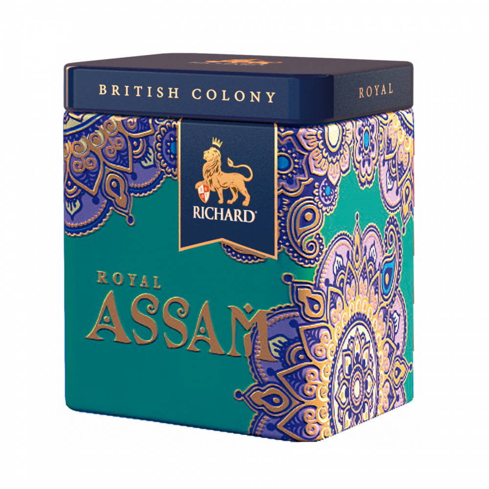 

Премиальный индийский чай Richard Royal Assam 50 грамм в жестяной банке