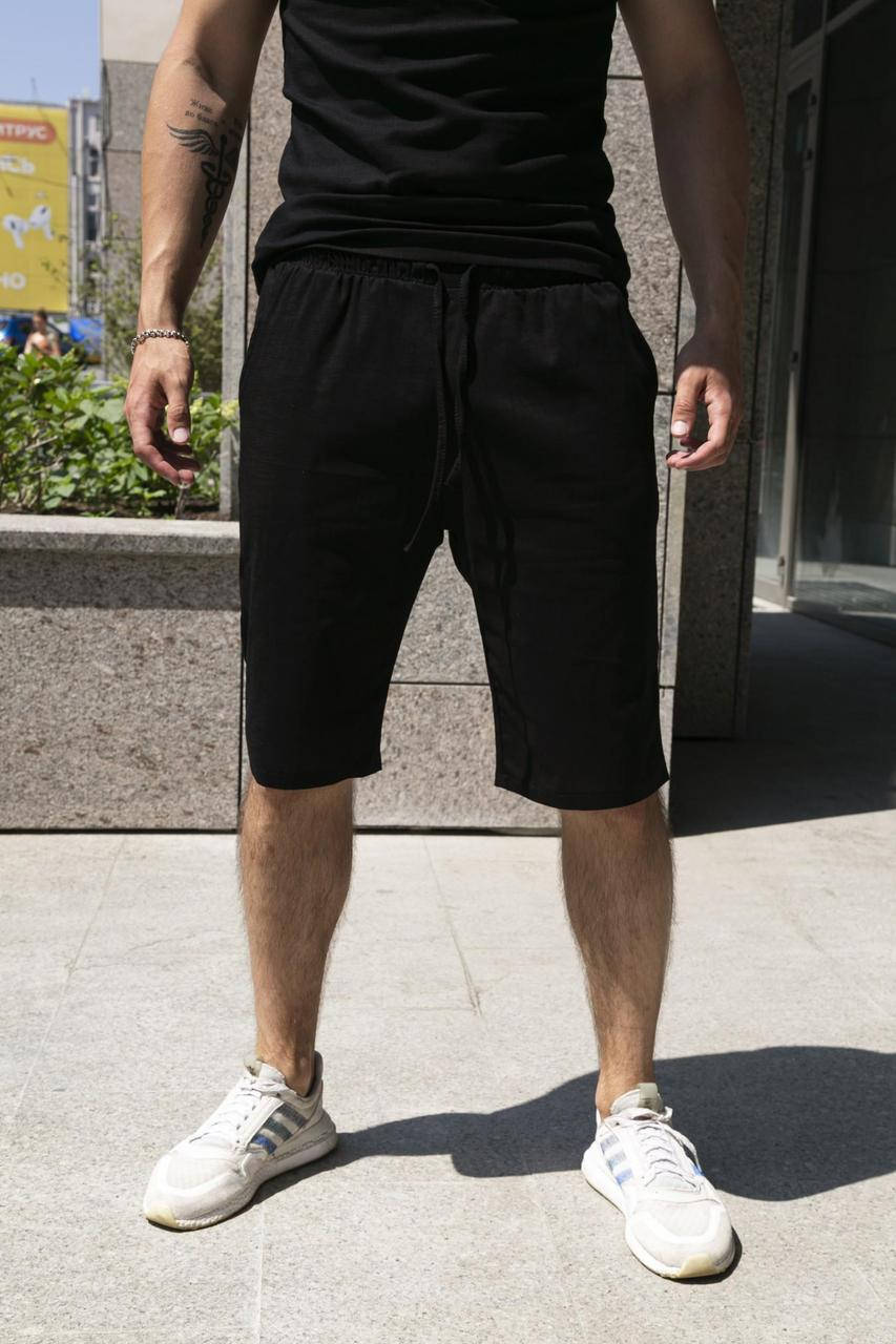 

Шорты льняные черные 'Flax', Черный