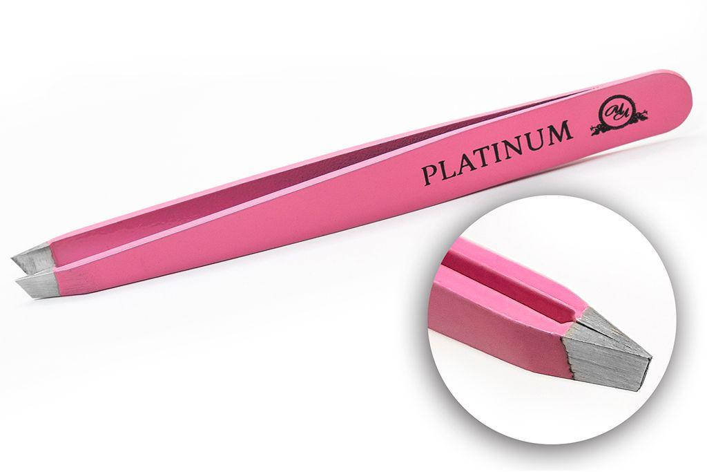 

Пинцет для бровей Platinum, розовый