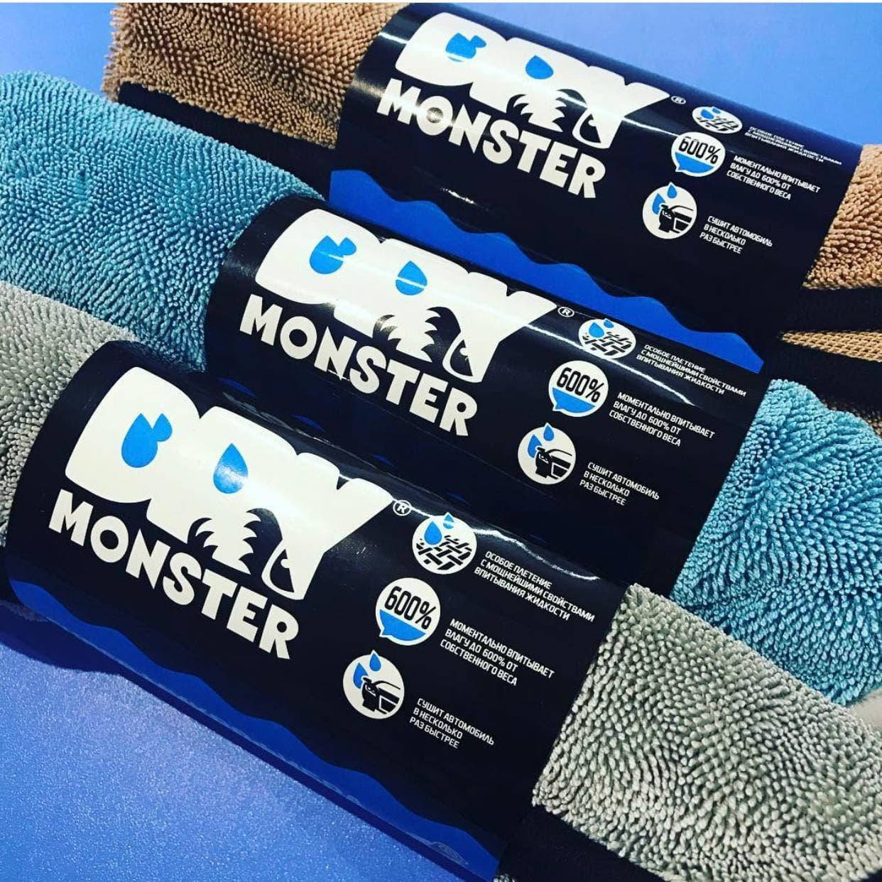 

Салфетка микрофибра 55х75 Dry Monster DM 5575 197316