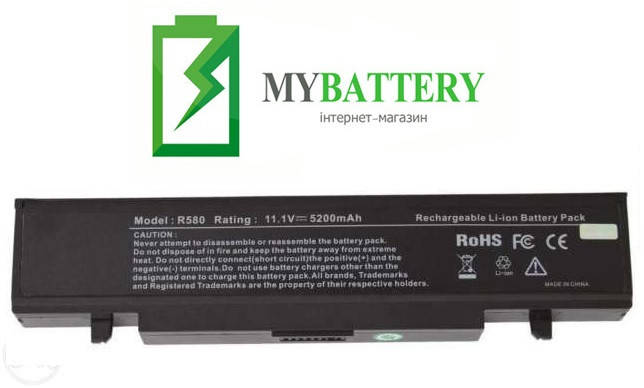 

Аккумуляторная батарея Samsung AA-PB9NC6B R467 R470 R478 R480 R580 R620, Черный