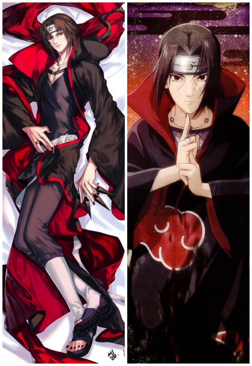 

150х50 см 1100 грн Итачи Учиха Наруто Подушка Дакимакура со съёмной наволочкой, Разные цвета