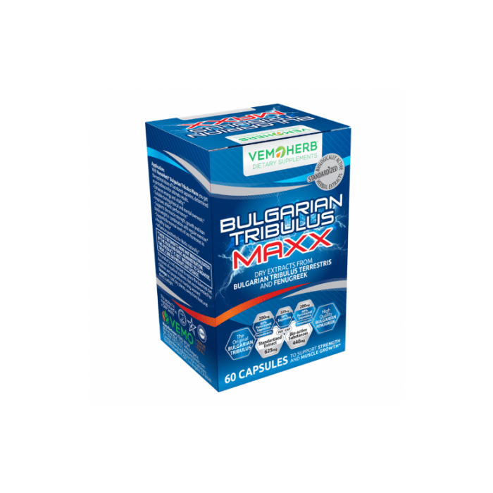 

Bulgarian Tribulus Maxx - VemoHerb 60 капс (3800500502236)