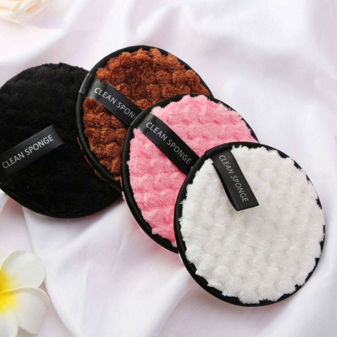 

Хлопковый спонж для умывания Clean Sponge Puffy