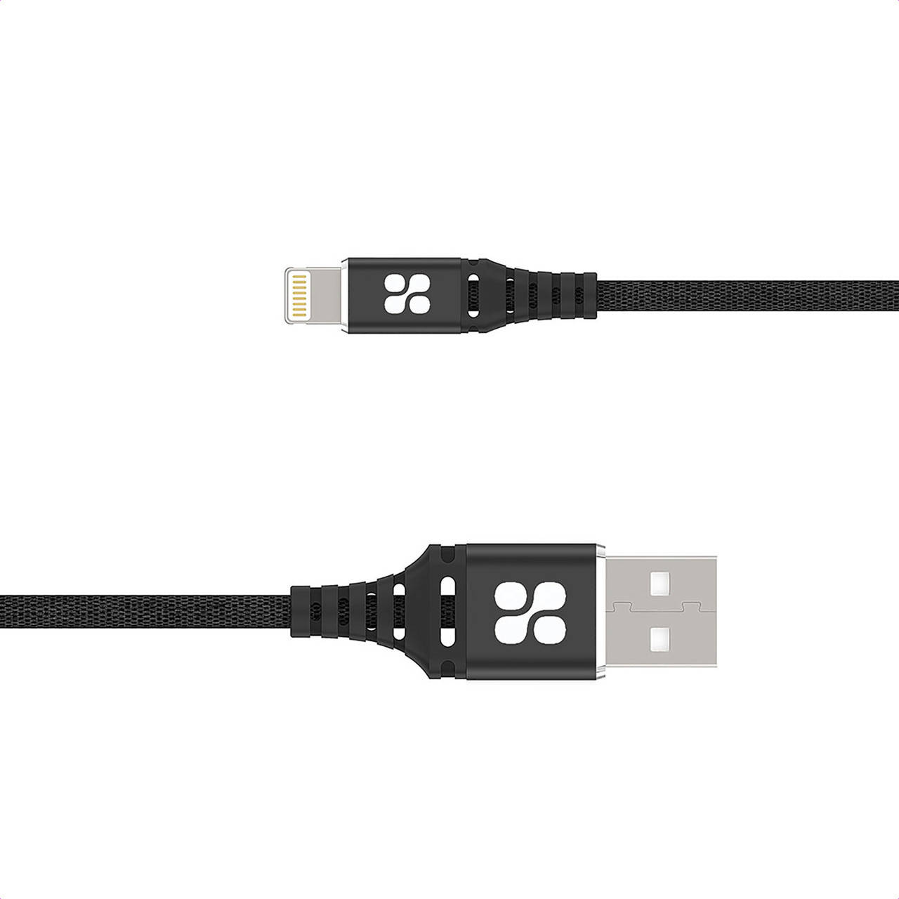 

Кабель Promate NerveLink-i2 USB/Lightning MFI 2.4А 2 м Black, Черный