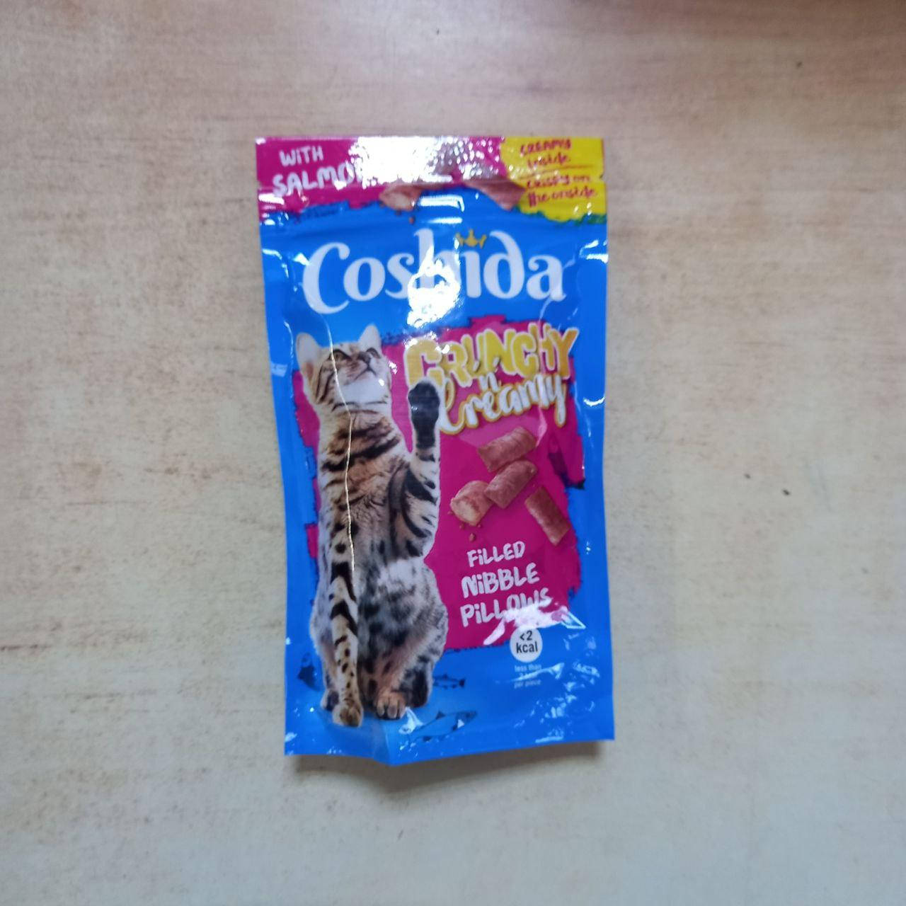 

Кранчи (хрустящие подушечки) для котов Coshida Лосось