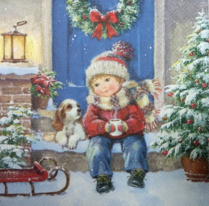 

Салфетка для декупажа 33х33см, НГР-23