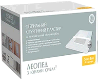 

Пластырь бактерицидный 5х9 с ионами серебра Леопед №1