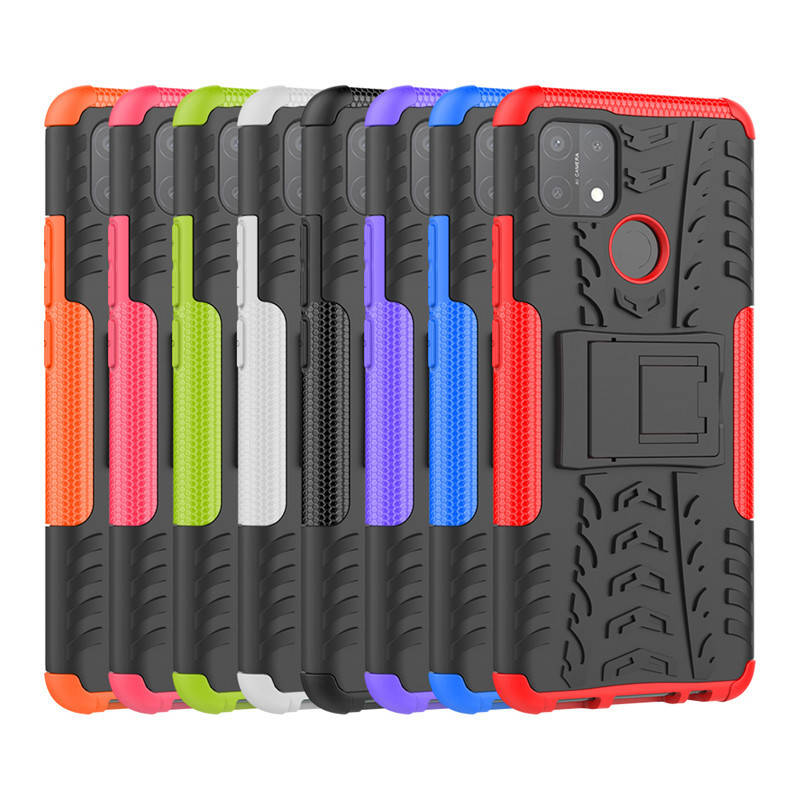 

PC + TPU чехол Armor для OPPO A15 / OPPO A15s (8 цветов), Разные цвета