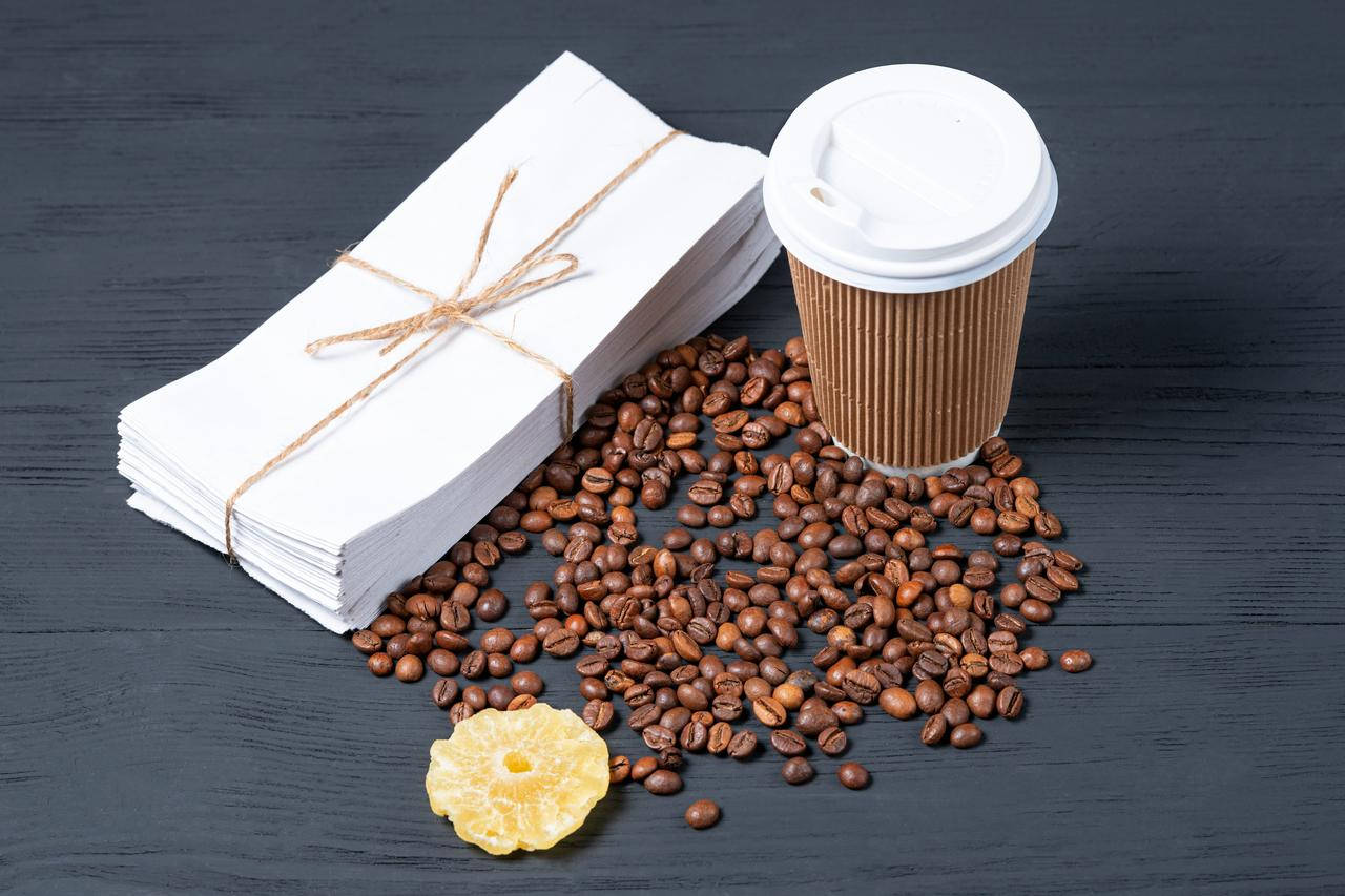 

Бумажные пакеты для чая и кофе 100*30*230 мм, упаковка 500 шт, Белый