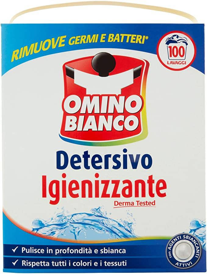 

Стиральный порошок OMINO BIANCO дезинфицирующий 100 стирок 5500 г