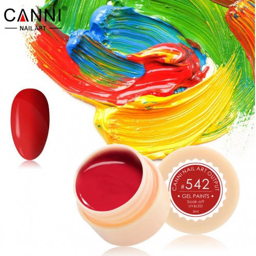 

Гель краски и гель лак 2 в 1 Canni, №542