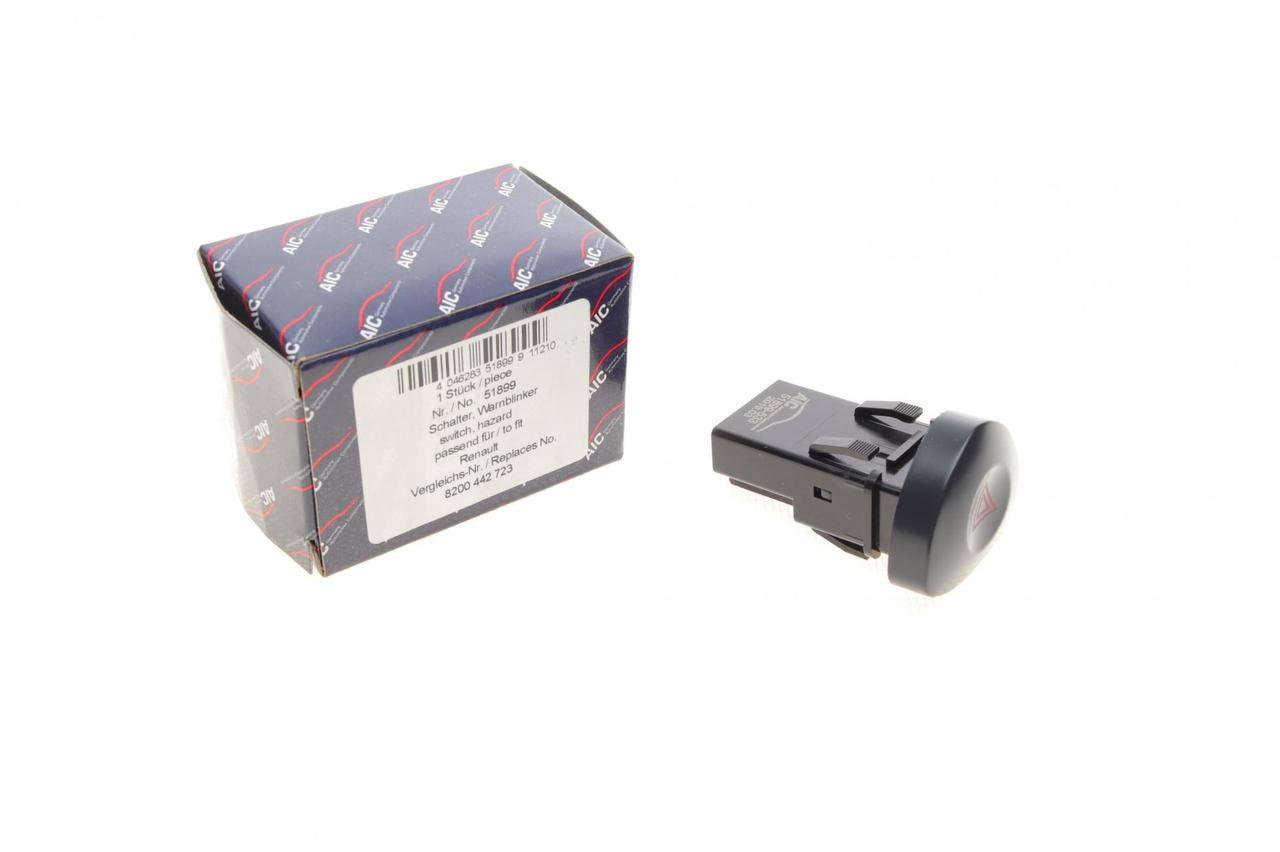 

Кнопка аварийки (включатель аварийного сигнала/сигнализации) Renault Clio II 98- (8200442723) AIC