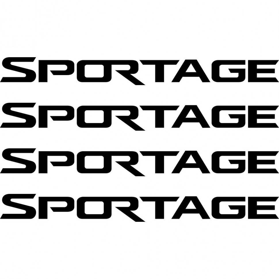 

Набор виниловых наклеек на ручки авто - KIA Sportage (4 шт.)