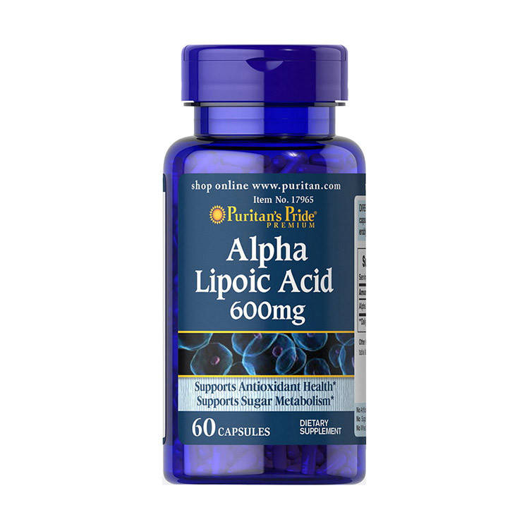 

Альфа-липоевая кислота Puritan's Pride Alpha Lipoic Acid 600 mg 60 caps