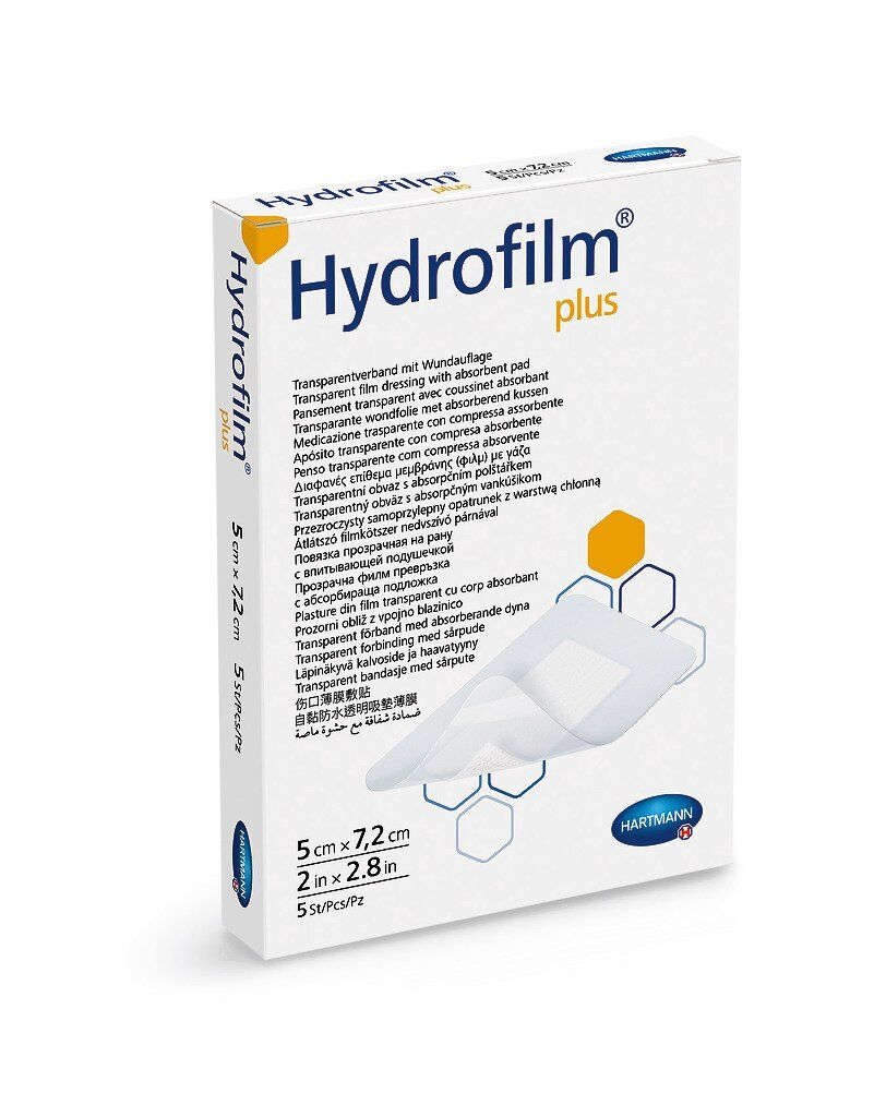 

Hydrofilm Plus 5х7,2см - Тонкая полупроницаемая полиуретановая пленка