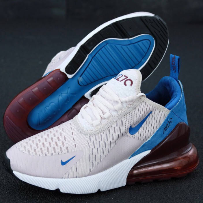 

Женские кроссовки в стиле Nike Air Max 270, синий, бежевый, Вьетнам 38, Разные цвета