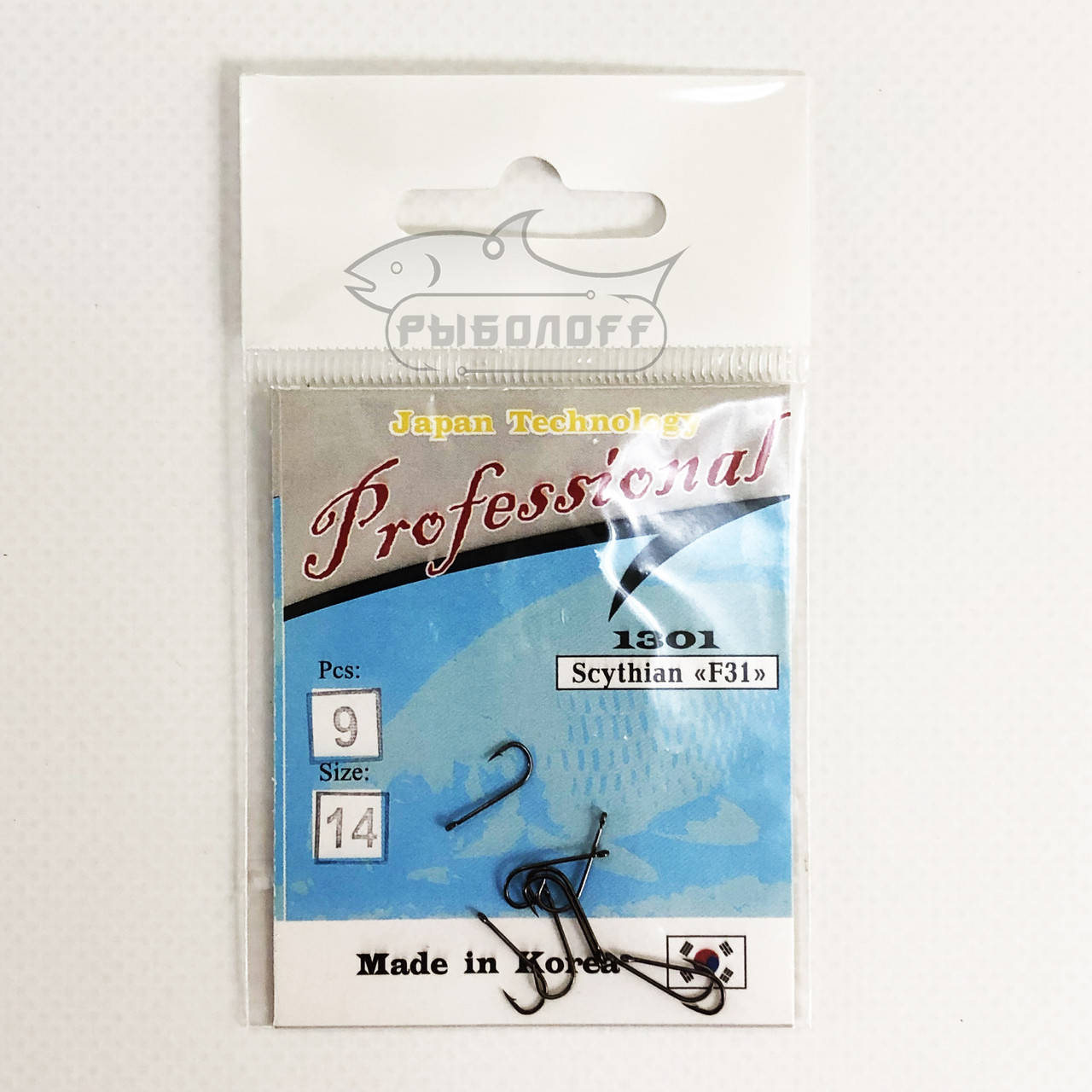 

Крючок Professional 1301 размер 14 количество 9