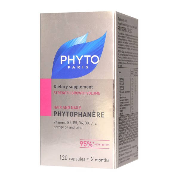 

Phyto Phytophanere капсулы для укрепления волос и ногтей, 120 шт.