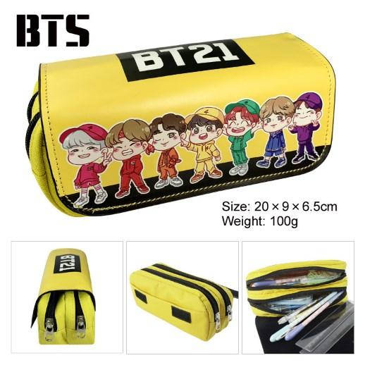 

Пенал Бтс/Пенал BTS/Школьный пенал/Пенал мягкий на молнии