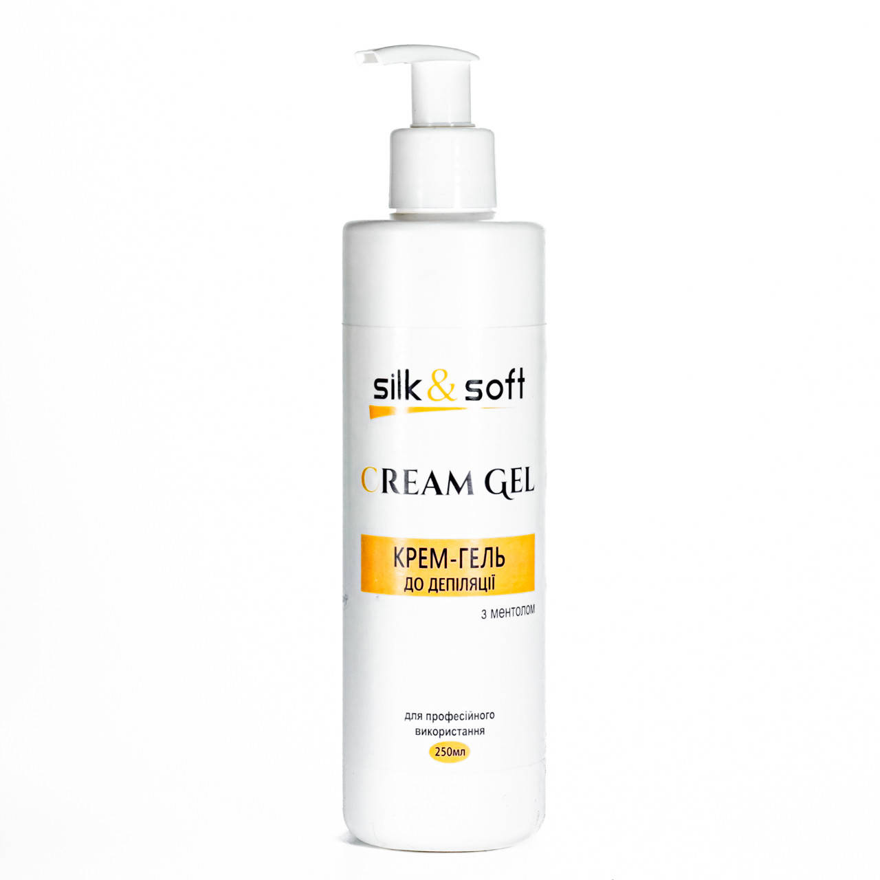 

Крем-гель до депиляции Silk&Soft с ментолом 250 мл, Белый