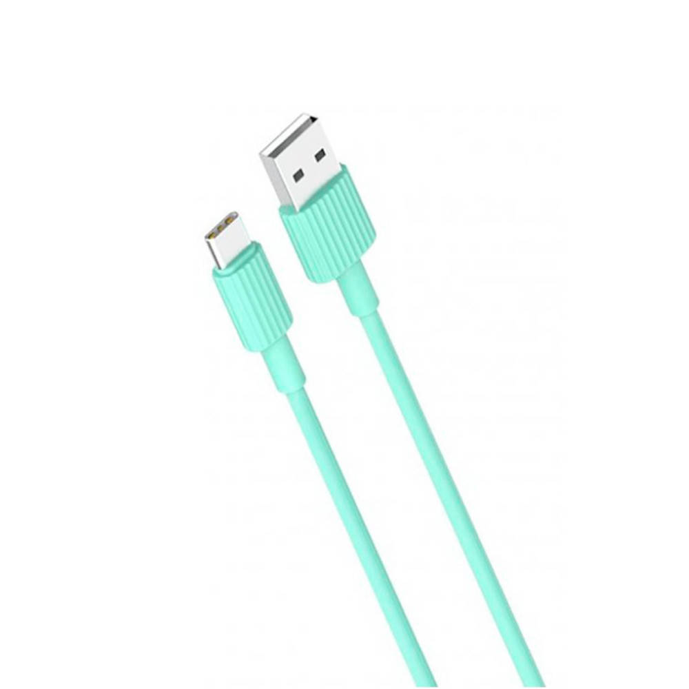 

USB Кабель XO NB156 USB - Type-C (1М) (зеленый), Зелёный
