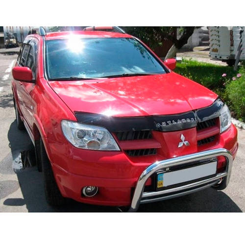 

Дефлектор капота, мухобойка Mitsubishi Outlander 2001-2007 VIP Tuning