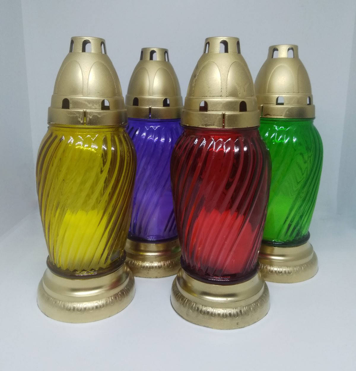 

Лампадка, стекло "454" разноцветные 20 часа, Разные цвета