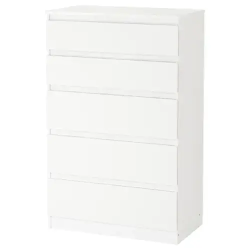 

IKEA комод с 5 ящиками KULLEN, белый 70x112 см (ИКЕА КУЛЛЕН)
