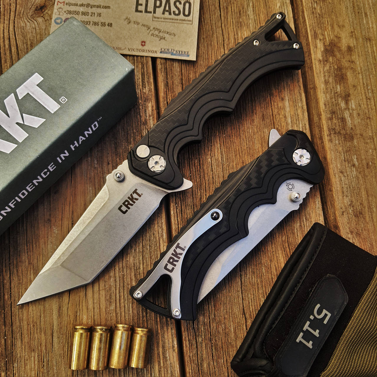 

Тактический складной флиппер CRKT Fighter танто, сталь 8Cr13, Черный