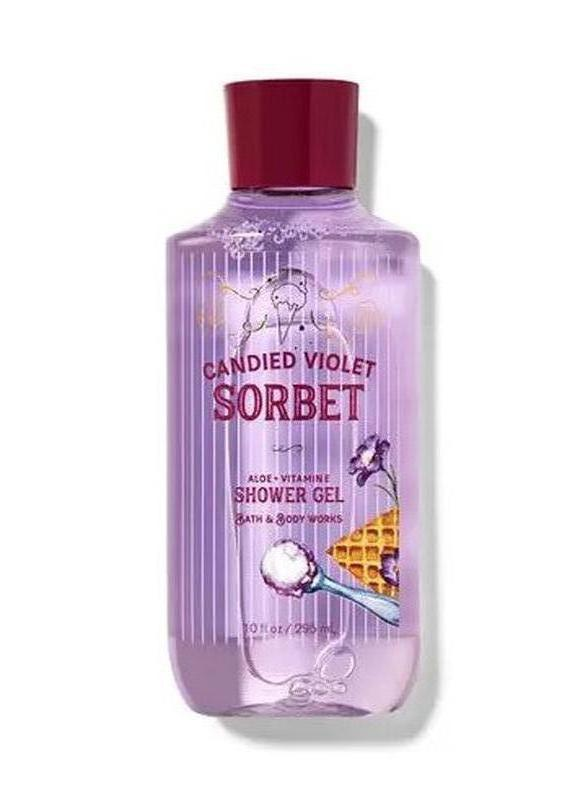 

Candied violet Sorbet парфюмированный гель для душа Bath and Body Works из США