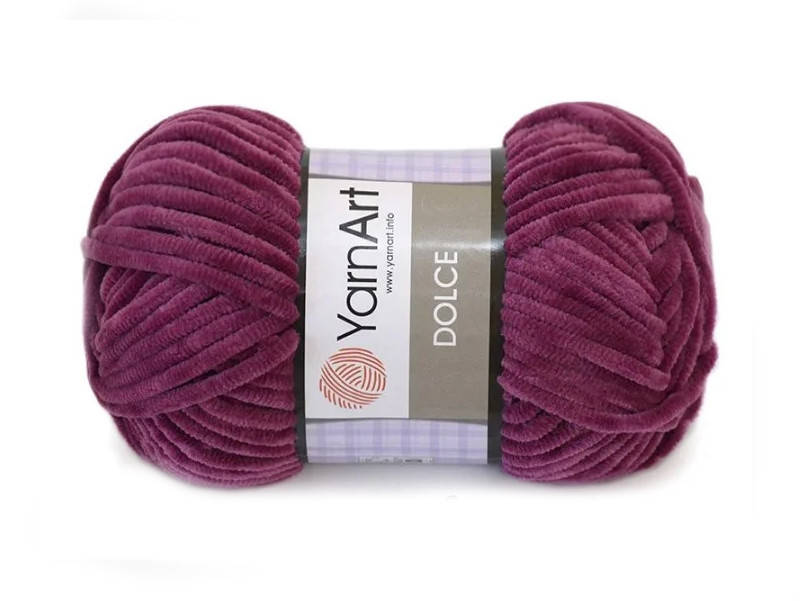 

YarnArt Dolce, Сливовый №766, Розовый