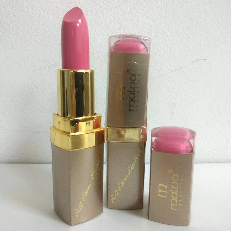 

Помада для губ матовая Malva Cosmetics Silk Shine М 419 № 14 Розово-лиловая