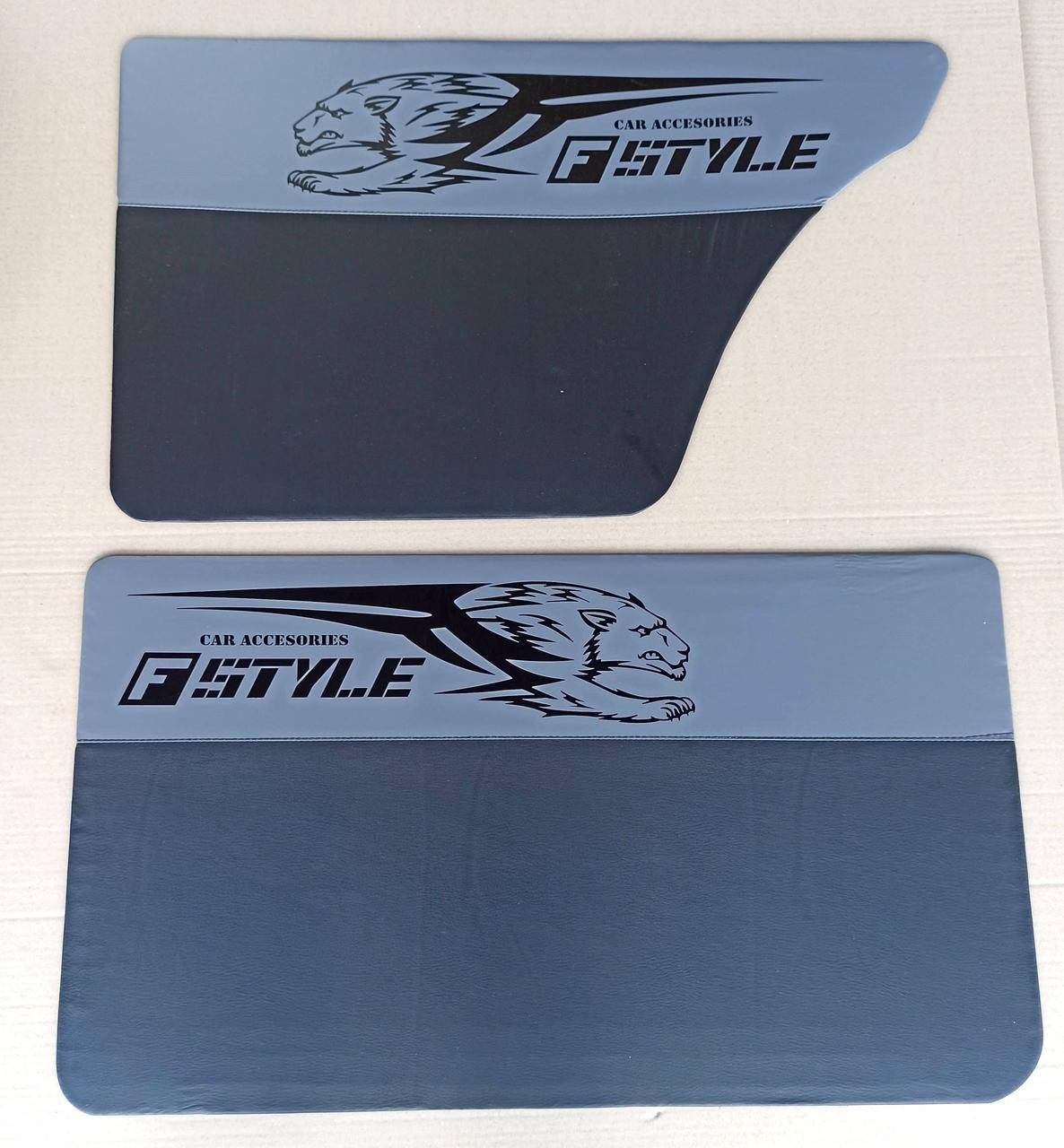 

Обивка карты дверей ВАЗ 2101-2107 Fstyle серые комплект 4шт