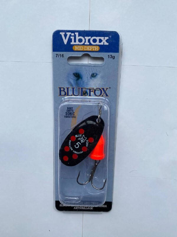

Блесна вертушка Blue Fox Vibrax Fluorescent #5 18g 5\8 Цвет-11