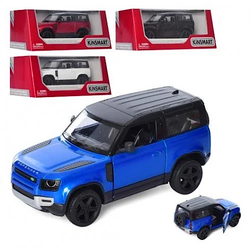 

Машинка модель Kinsmart, Range Rover Defender 90 KT5428W, Черный