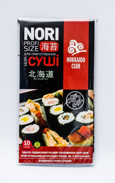 

Нори Hokkaido Club половинки 10 листов (4820172440048)