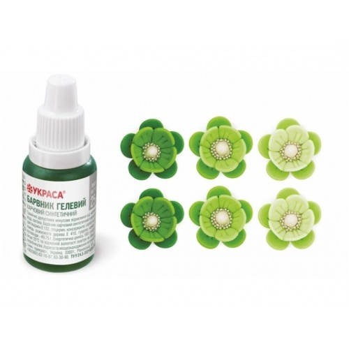 

Гелевый краситель Украса Зеленое яблоко 25 г