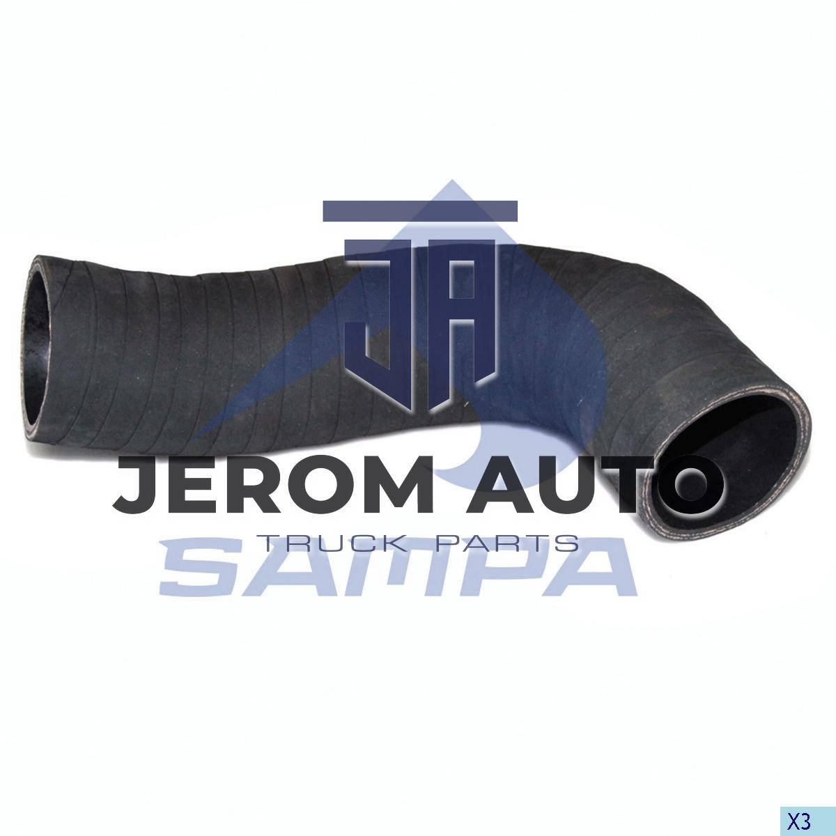 

Патрубок турбонагнетателя (80х280/210) чёрный Renault \5010514309 \ 079.006