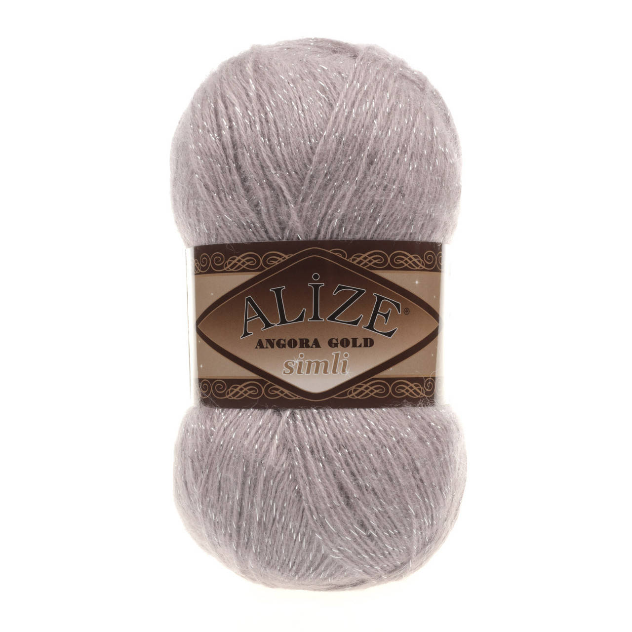 

Alize Angora Gold Simli серая роза № 163, Серый