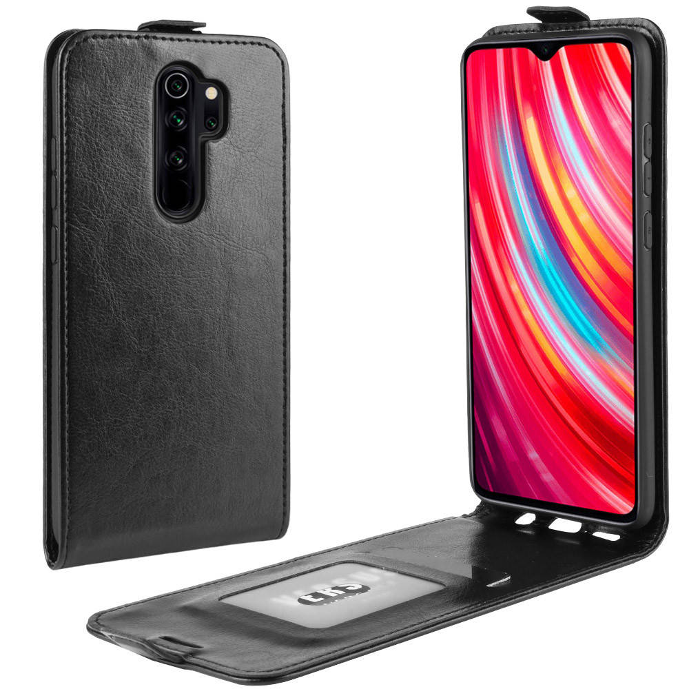 

Чехол IETP для Xiaomi Redmi Note 8 Pro флип вертикальный кожа PU черный