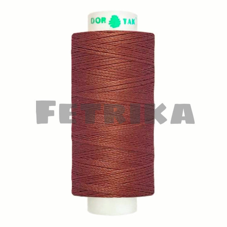 

Нитки швейные Dor Tak 40/2, Рыжий № 189, 400 ярдов