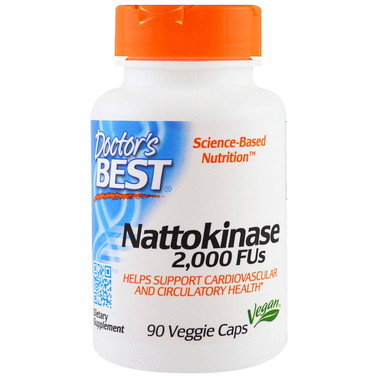 

Doctor's Best Наттокиназа 2000 ед. 90 капсул