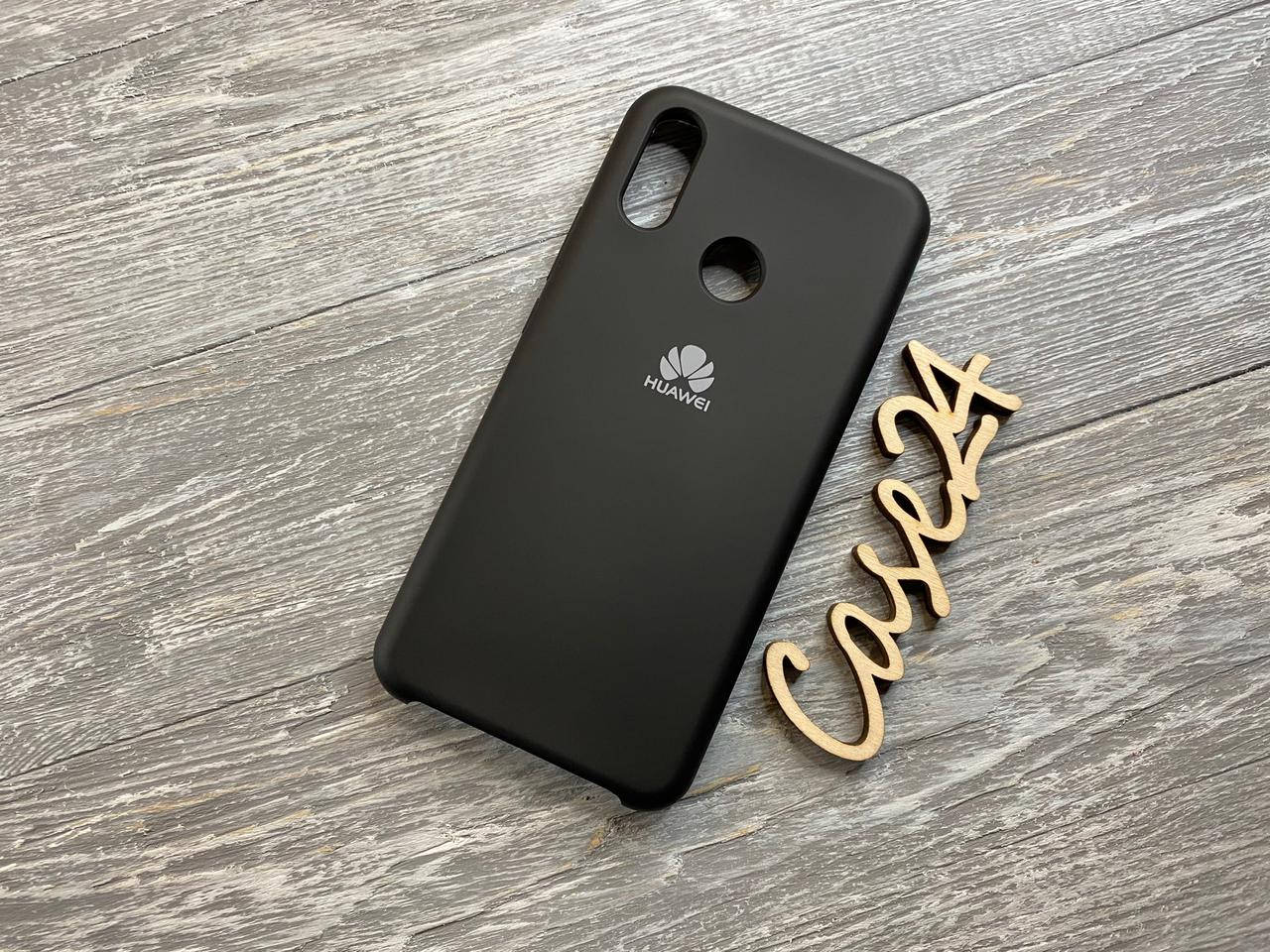 

Чехол Soft touch для Huawei P Smart Plus (на п смарт плюс) черный