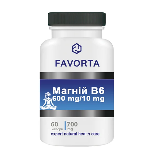 

Добавка дієтична «Магній + В6», капсули 700 мг Green Pharm Cosmetic