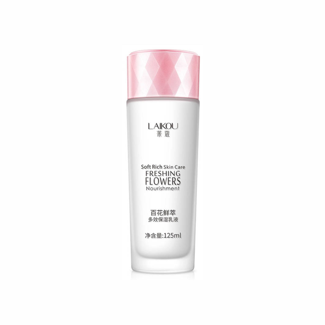 

Лосьон эмульсия для лица Laikou Soft Rich Skin Care Freshing Flowers Nourishment