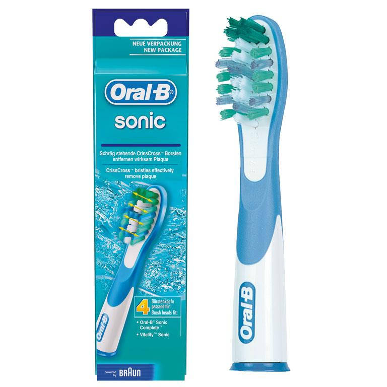 

Насадки для электрощетки Braun Oral-b Sonic 4шт
