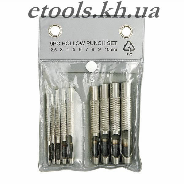 

Набор пробойников 2,5-10мм 9шт. VOREL 76705