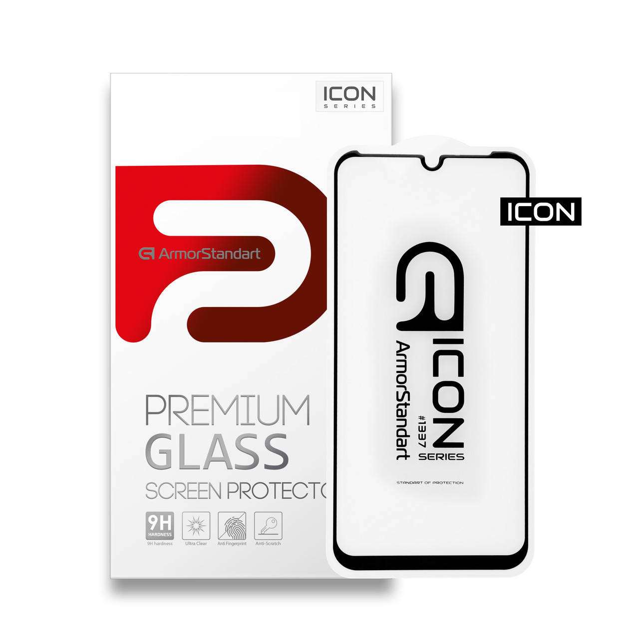 

Защитное стекло ArmorStandart Icon для Motorola G8 Plus Black (ARM57654), Черный